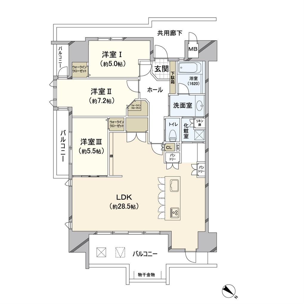 グランドパレスグランディオ高田 間取り図