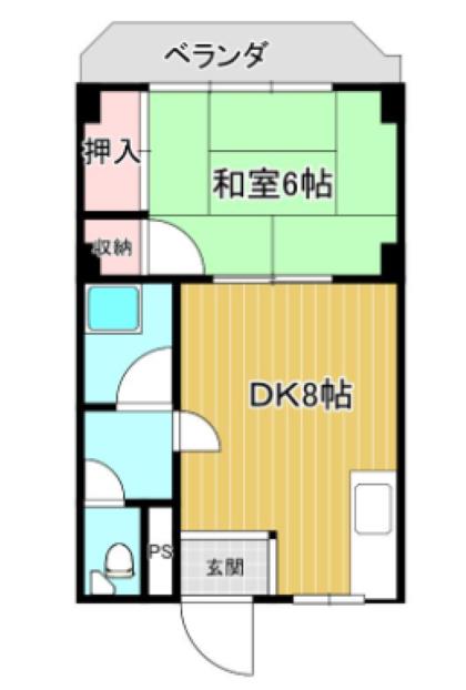 リビオン中津口 間取り図