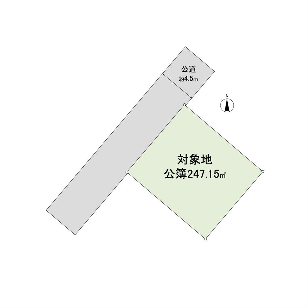 篠崎五丁目土地 間取り図