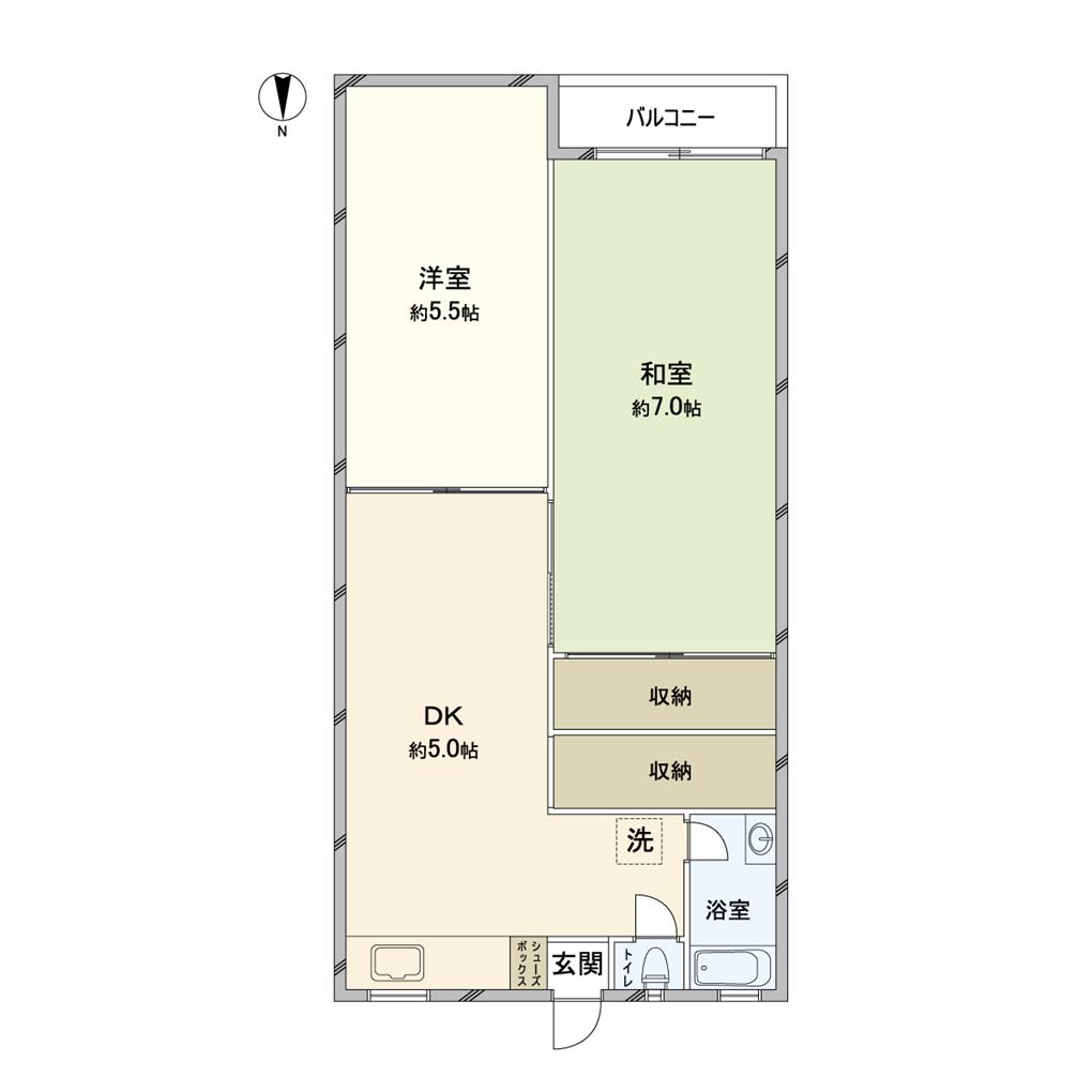 信和マンション 間取り図