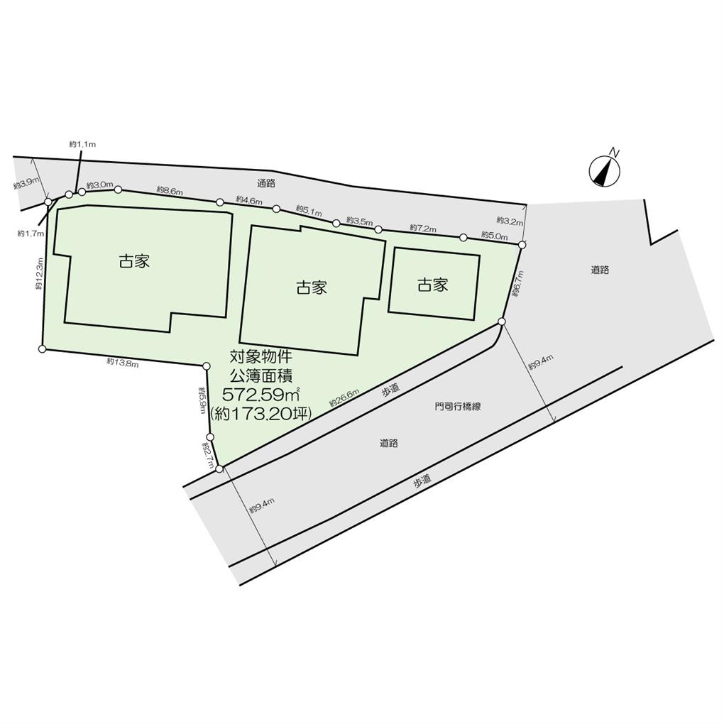 吉志二丁目土地 間取り図