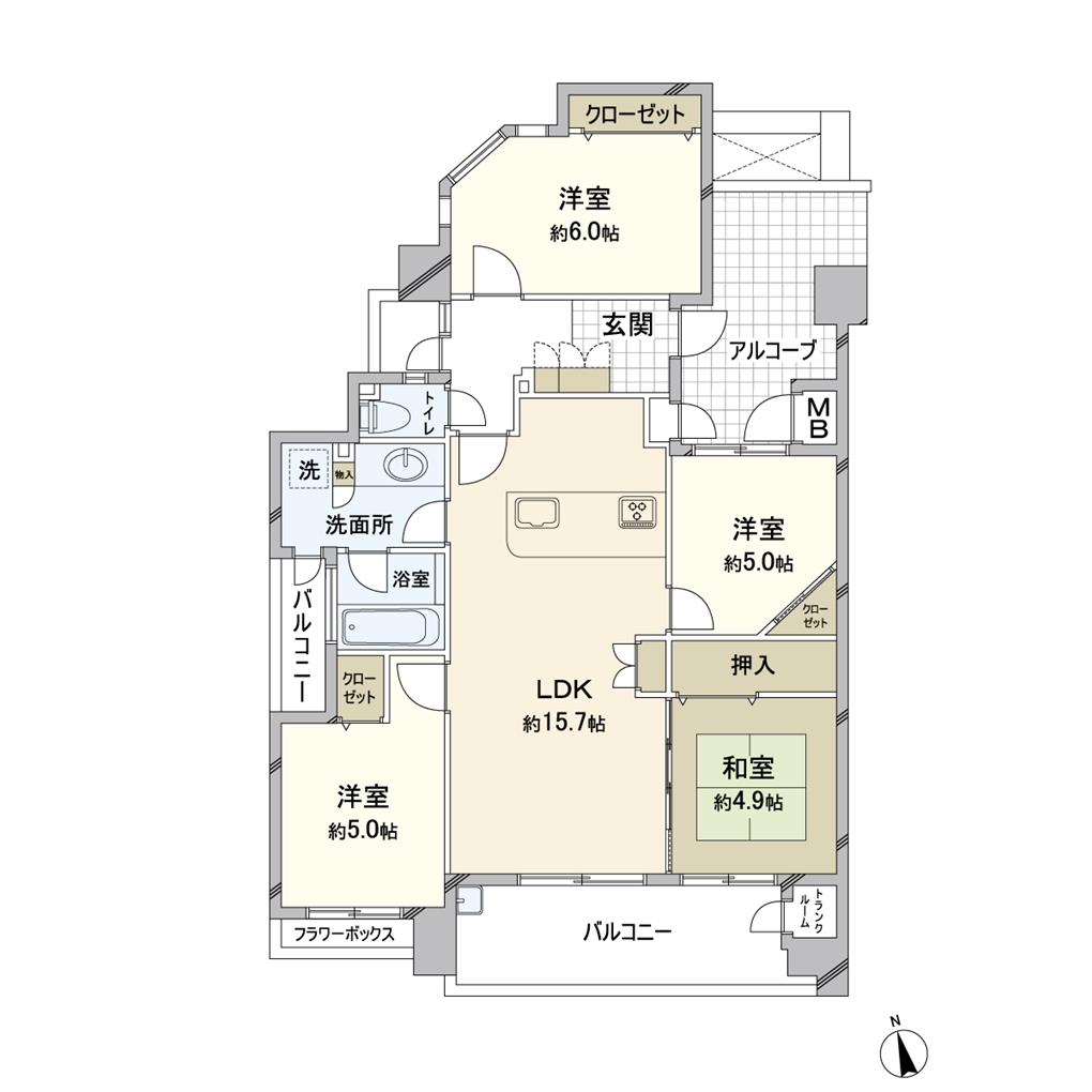 リヴィエールソフィア曽根 間取り図