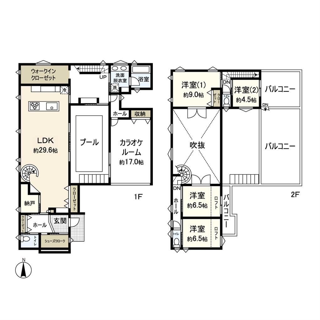 大畠三丁目　戸建 間取り図