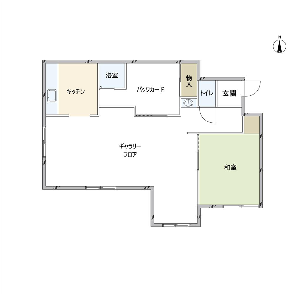 妙見町戸建 間取り図