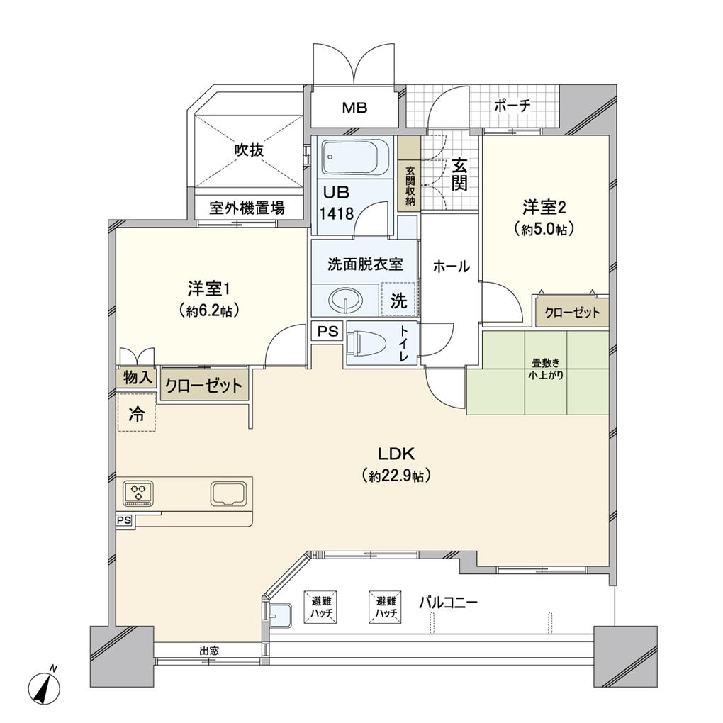 サンパーク青山 間取り図