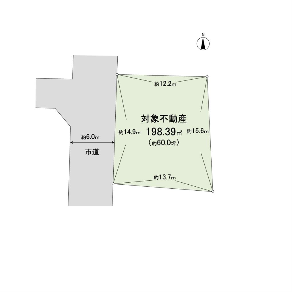 春日台四丁目土地 間取り図