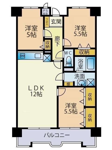 エクレール青山 間取り図