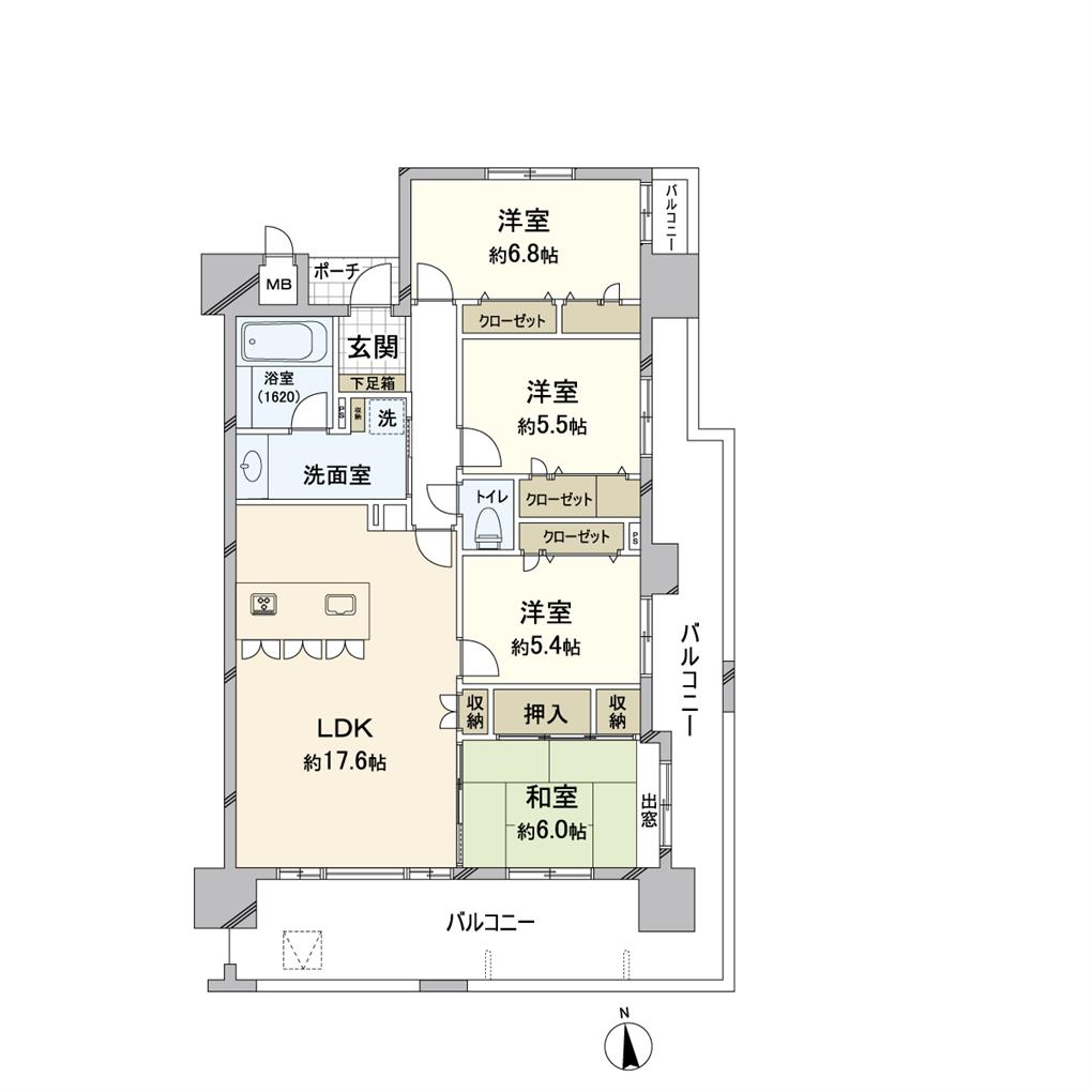 グランキューブ浅生公園通り 間取り図