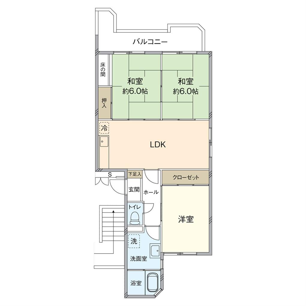 緑光苑マンション 間取り図