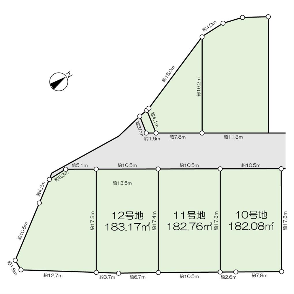 馬場山緑10号地 間取り図