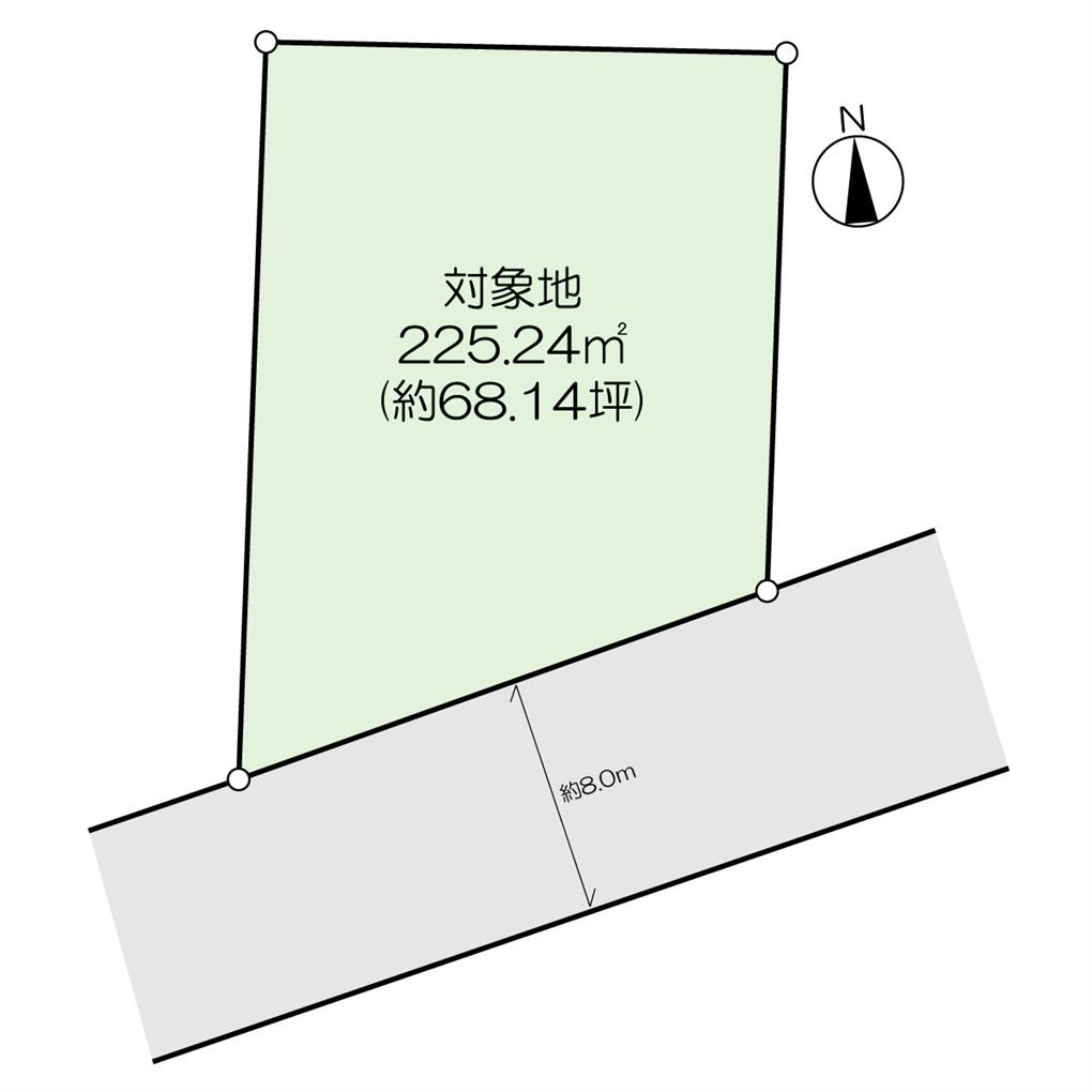 南八千代町　土地 間取り図