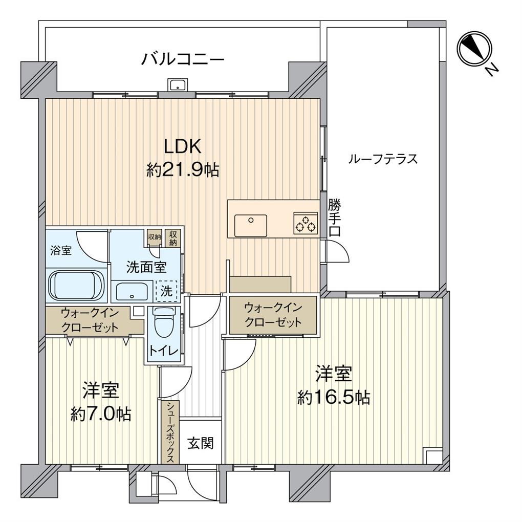 サンライフ戸畑センターステージⅡ 間取り図