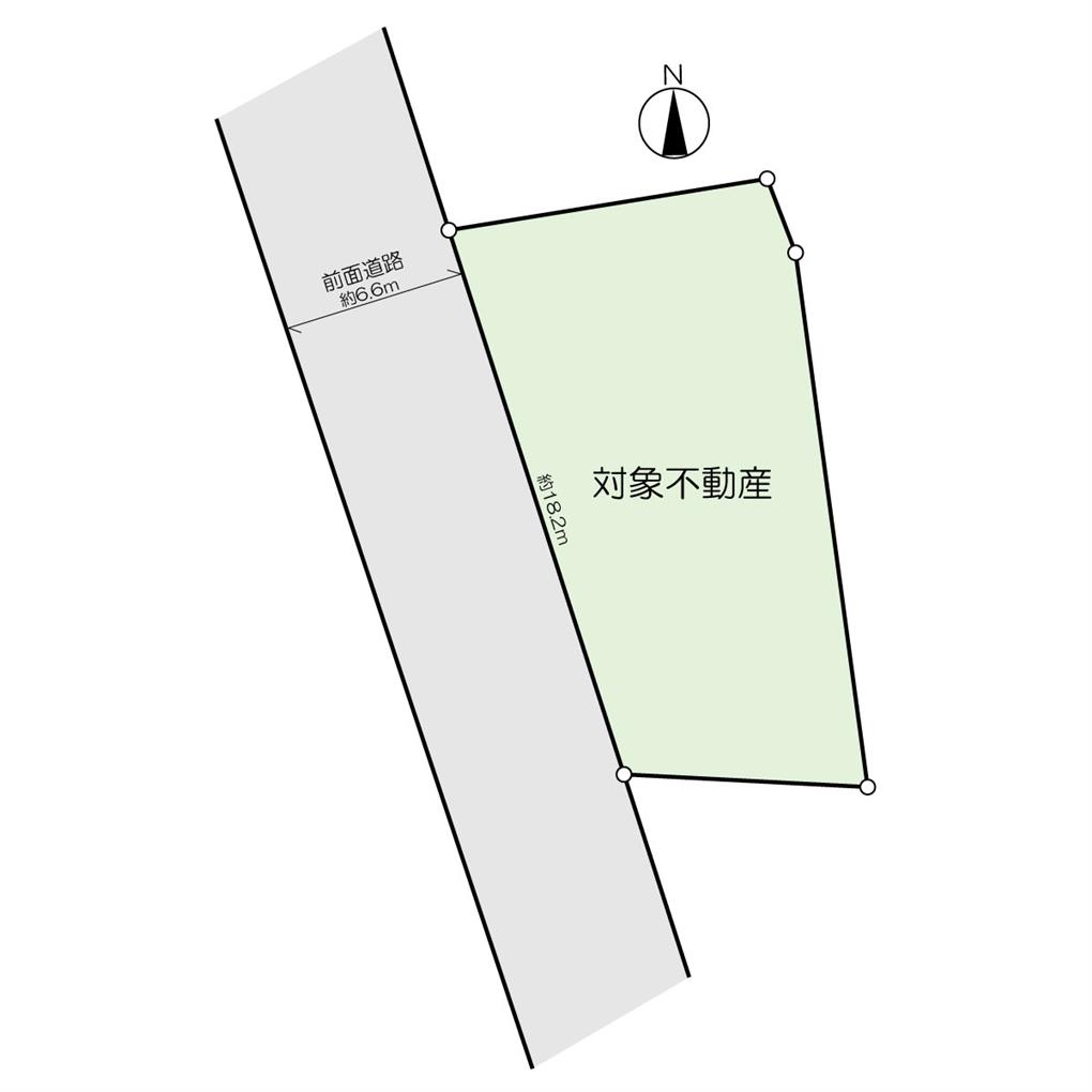 花尾町土地 間取り図